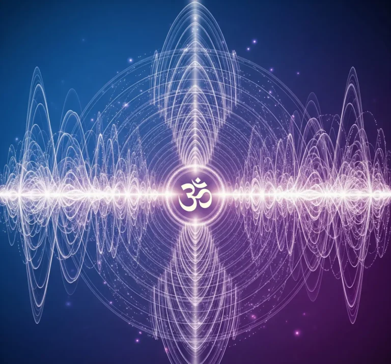Mantra vibrations bringing peace and positivity