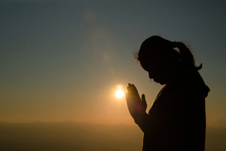 Offering evening Arghya on Sunday—closing the day with gratitude and peace