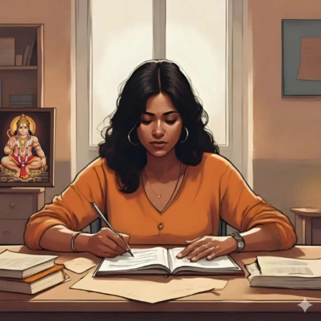 Hanuman Chalisa ke 11 Chamatkar aur Labh: मानसिक एकाग्रता बढ़ाने वाला छात्र पढ़ाई में ध्यान लगाकर, शांत और सकारात्मक वातावरण में