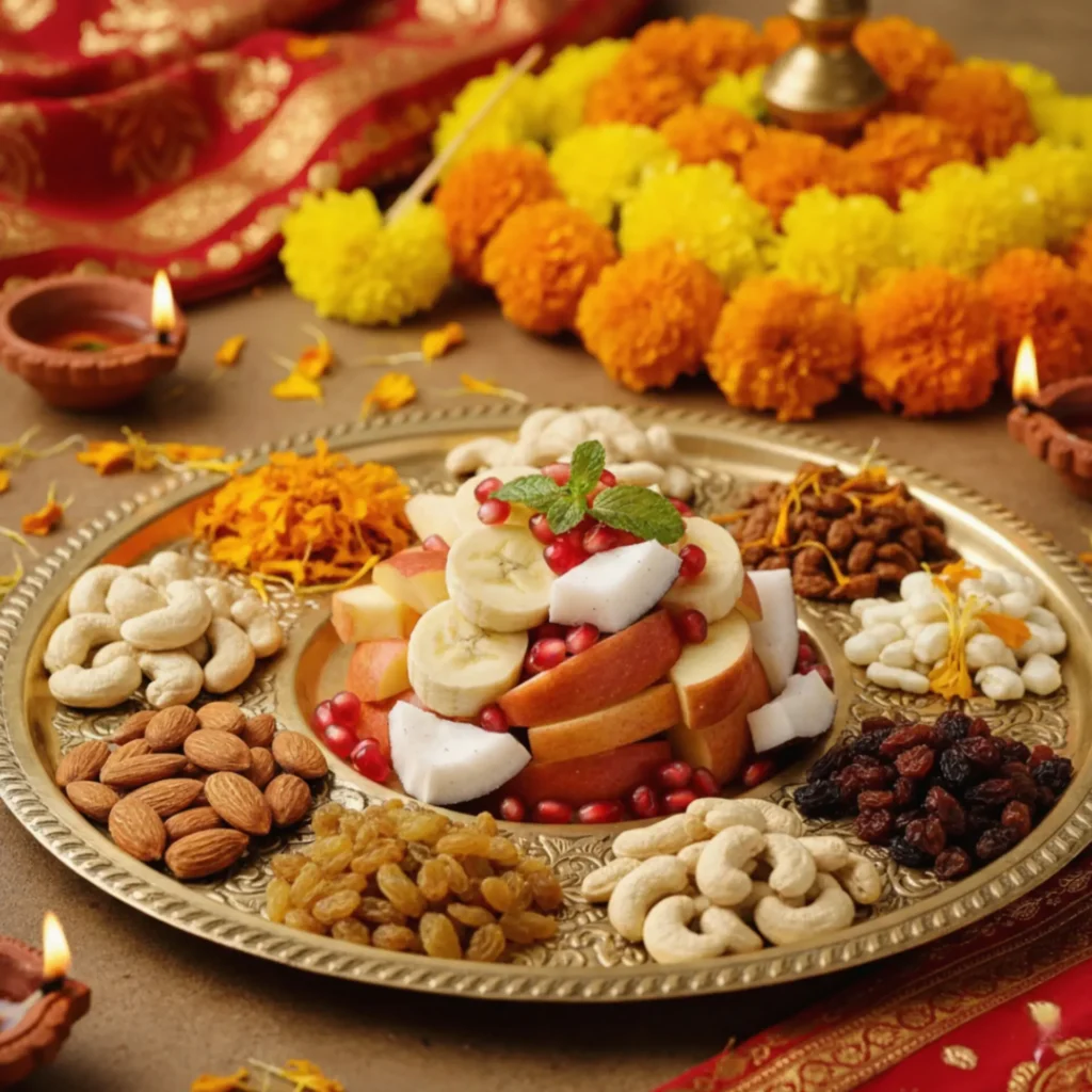 नवरात्रि व्रत (Navratri vrat) में फल और ड्राई फ्रूट्स